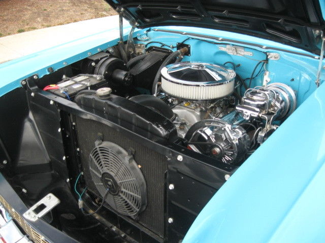 1957 turq/white Chevrolet Bel Air/150/210 sedan