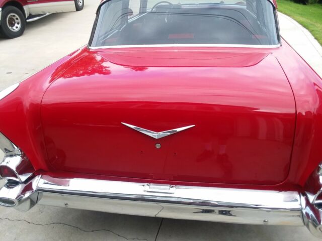 1957 Red Chevrolet Bel Air/150/210 Coupe
