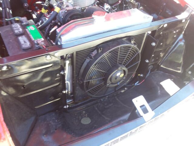 1957 Red Chevrolet Bel Air/150/210 Coupe