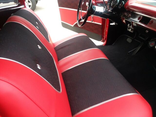 1957 Red Chevrolet Bel Air/150/210 Coupe