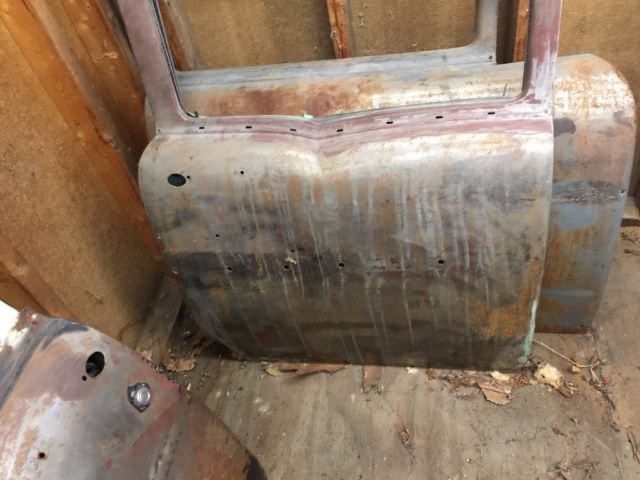 1957 blue & white Chevrolet Bel Air/150/210 Sedan 4 door