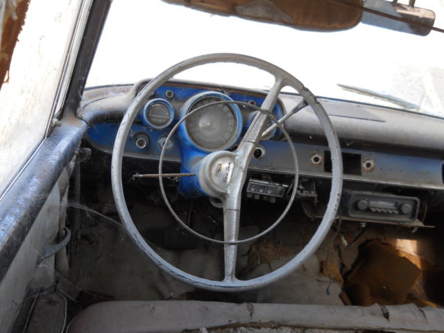 1957 Green Chevrolet Bel Air/150/210 4 door Sedan
