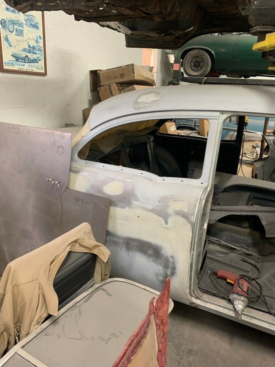 1957 Red Chevrolet Bel Air/150/210