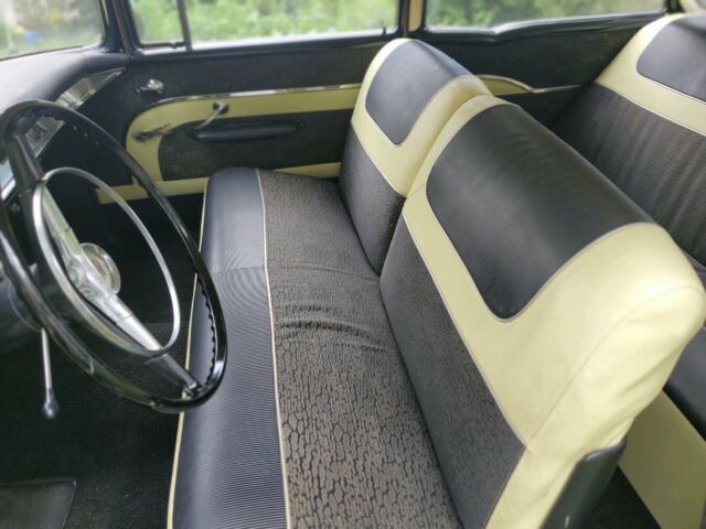 1957 Yellow Chevrolet Bel Air/150/210 Sedan