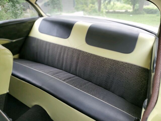 1957 Yellow Chevrolet Bel Air/150/210 Sedan