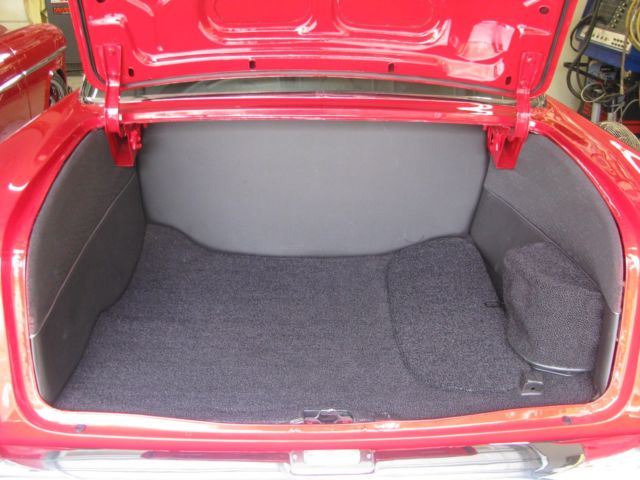 1957 Red Chevrolet Bel Air/150/210 Sedan