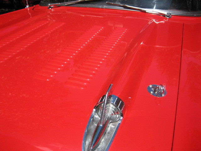 1957 Red Chevrolet Bel Air/150/210 Sedan