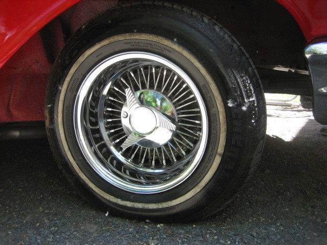 1957 Red Chevrolet Bel Air/150/210 Sedan
