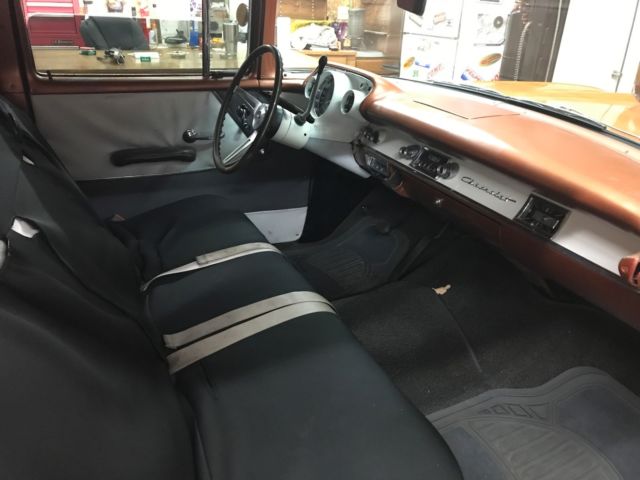 1957 Orange Chevrolet Bel Air/150/210 Wagon