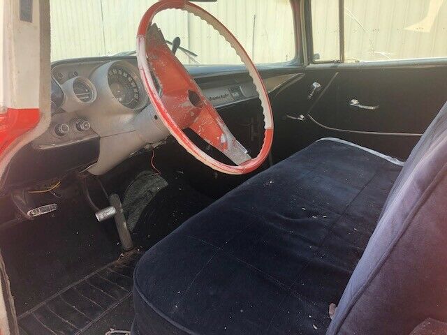 1957 Red Chevrolet Bel Air/150/210 Wagon