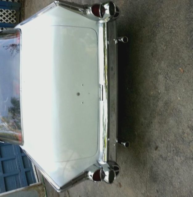 1957 White Chevrolet Bel Air/150/210 coupe no post