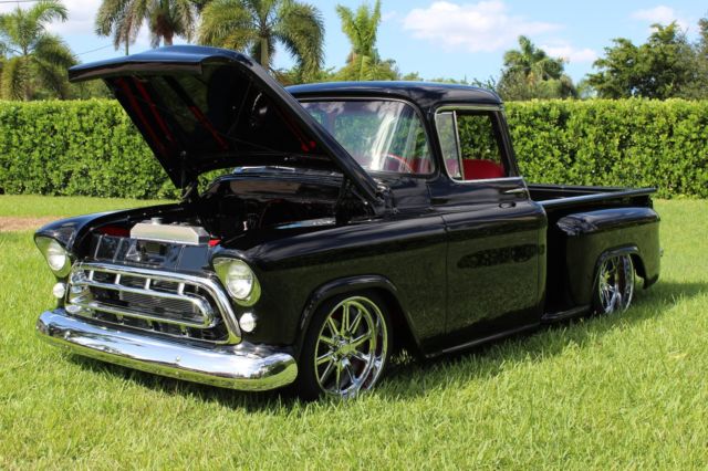 1957 Black Chevrolet Other Pickups Cab & Chassis