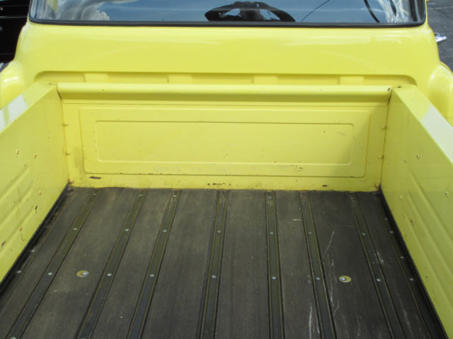 1957 Yellow Chevrolet 3100 Extended Crew Cab Pickup