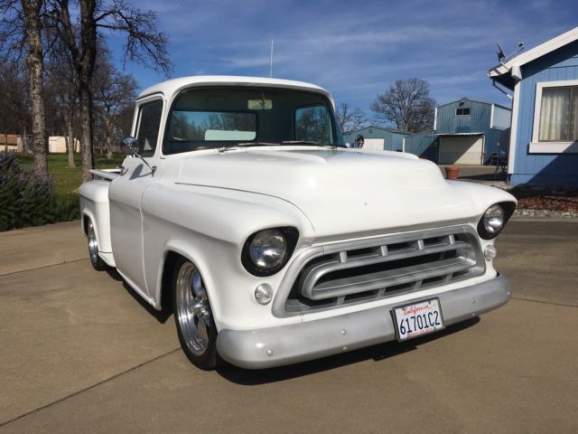 1957 White Chevrolet Other Pickups Standard Cab Pickup