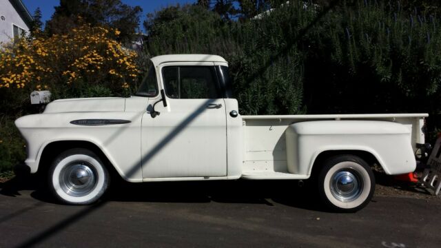 1957 White Chevrolet 3200 Restomod