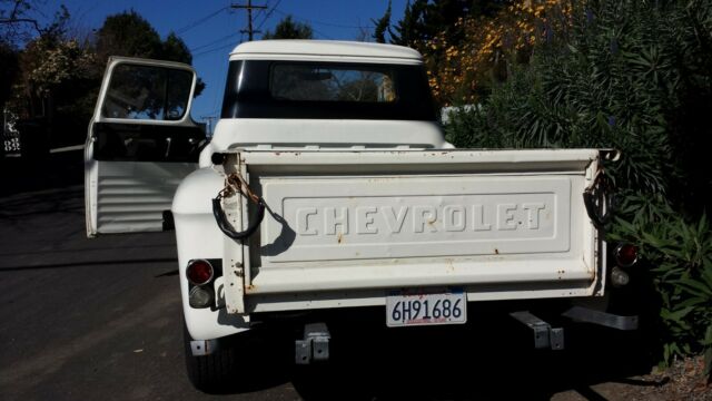 1957 White Chevrolet 3200 Restomod
