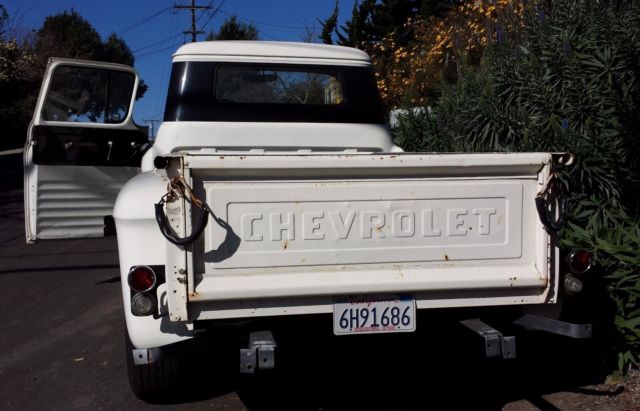1957 White Chevrolet Other Pickups Stepside