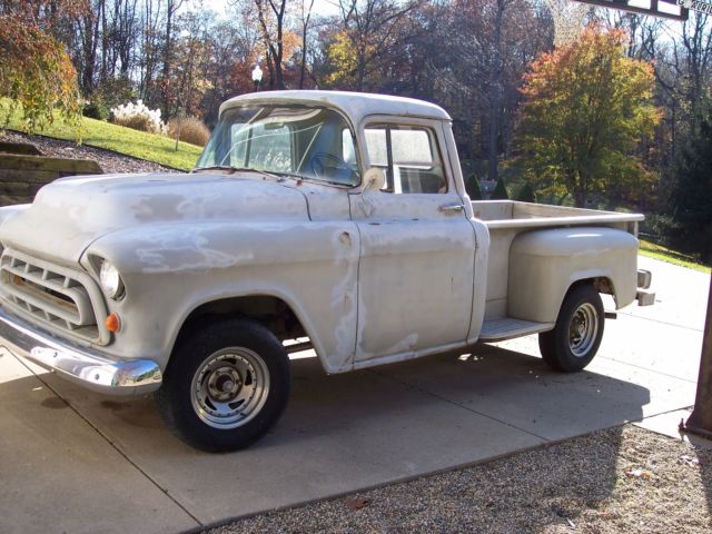 1957 Gray Chevrolet Other Pickups Standard Cab Pickup
