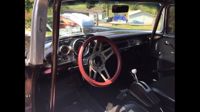 1957 Silver Chevrolet Bel Air/150/210 Sedan