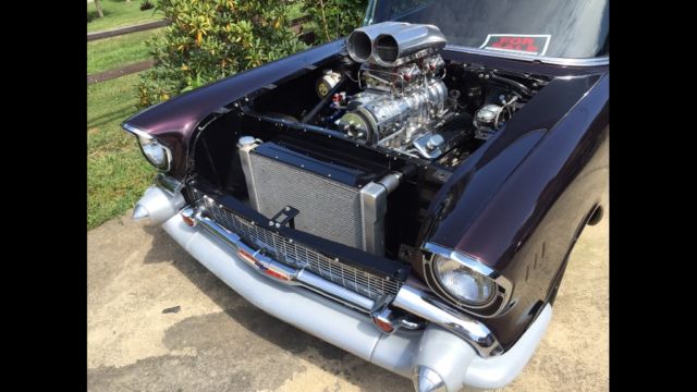1957 Silver Chevrolet Bel Air/150/210 Sedan