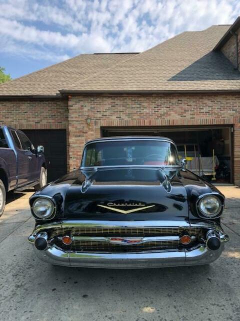1957 BLACK Chevrolet Bel Air/150/210 Coupe