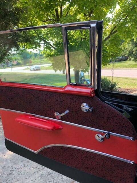 1957 BLACK Chevrolet Bel Air/150/210 Coupe