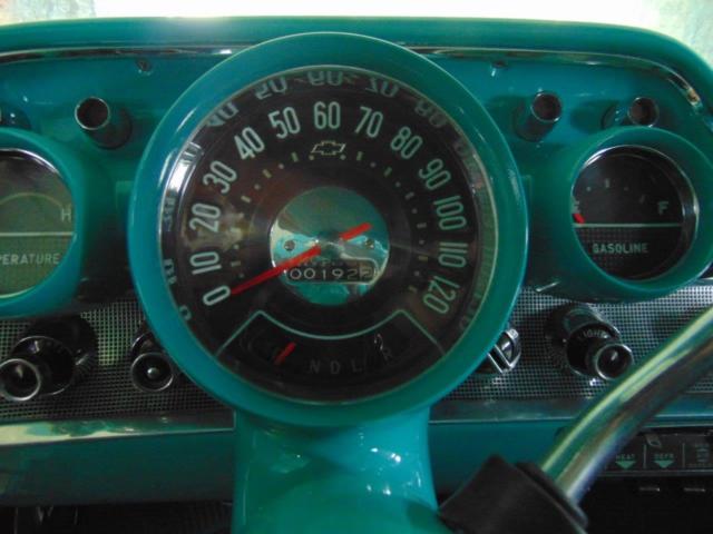 1957 Tropical Turquoise w / India Ivory Top Chevrolet Bel Air/150/210 Coupe