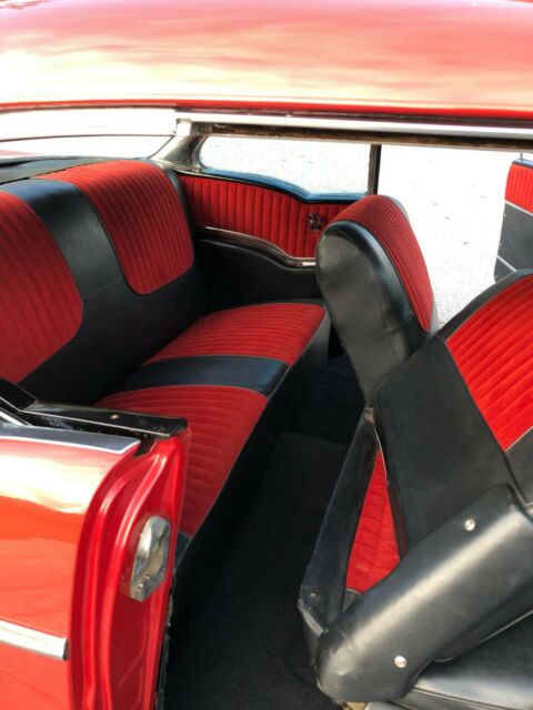 1957 Red Chevrolet Bel Air/150/210 Coupe