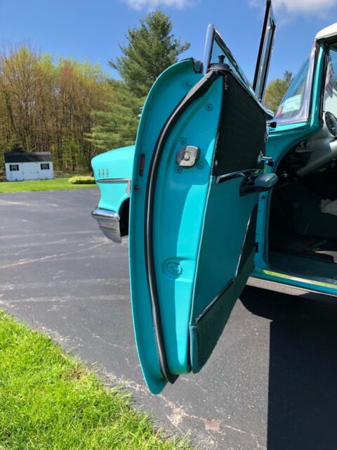 1957 Blue Chevrolet Bel Air/150/210 Coupe