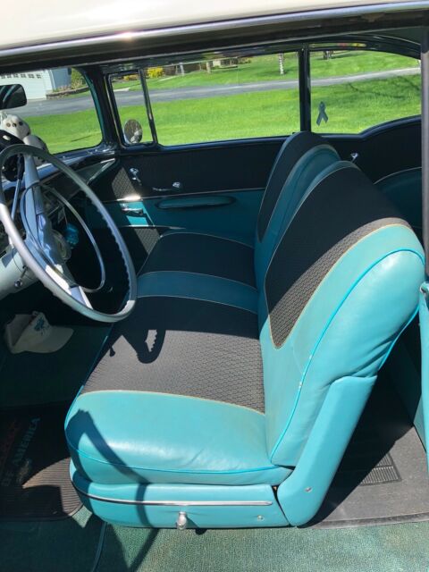 1957 Blue Chevrolet Bel Air/150/210 Coupe