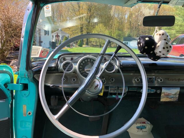 1957 Blue Chevrolet Bel Air/150/210 Coupe