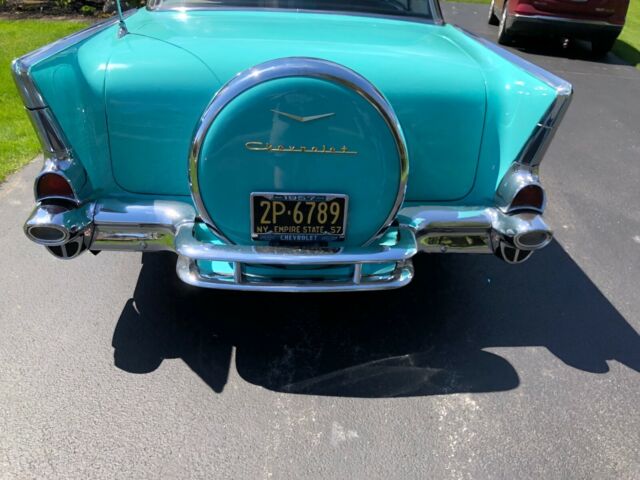 1957 Blue Chevrolet Bel Air/150/210 Coupe