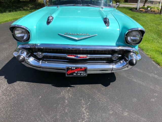 1957 Blue Chevrolet Bel Air/150/210 Coupe