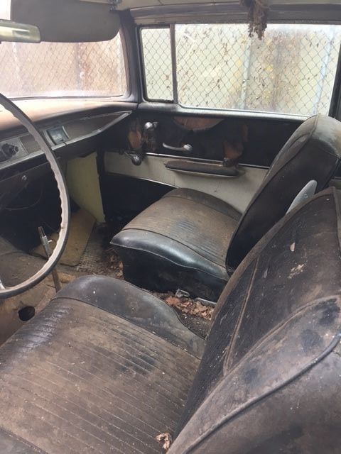 1957 Yellow Chevrolet Bel Air/150/210 Coupe