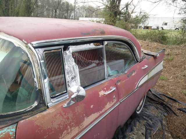 1957 Black Chevrolet Bel Air/150/210 Coupe