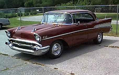 1957 METALLIC GARNET POLY Chevrolet Bel Air/150/210 FOUR DOOR HARDTOP
