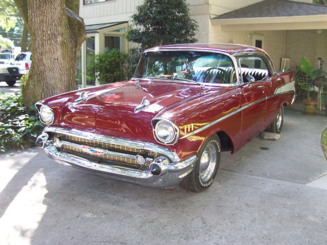 1957 METALLIC GARNET POLY Chevrolet Bel Air/150/210 FOUR DOOR HARDTOP