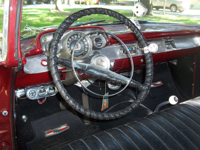 1957 METALLIC GARNET POLY Chevrolet Bel Air/150/210 FOUR DOOR HARDTOP