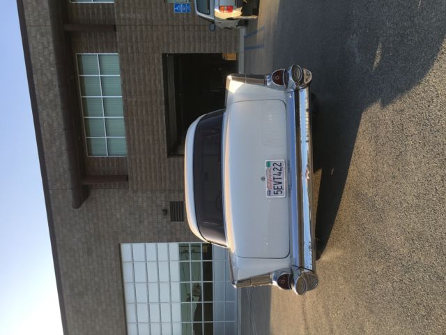 1957 White Chevrolet Bel Air/150/210