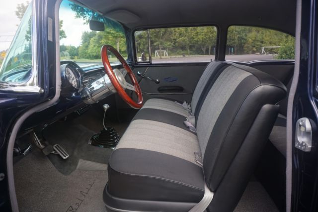 1957 Blue Chevrolet Bel Air/150/210 Sedan