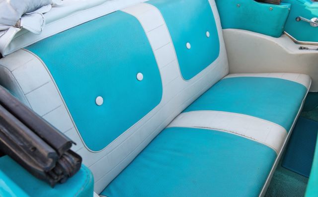 1957 Blue Chevrolet Bel Air/150/210 Convertible