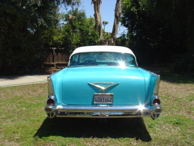 1957 Aqua Chevrolet Bel Air/150/210 coupe