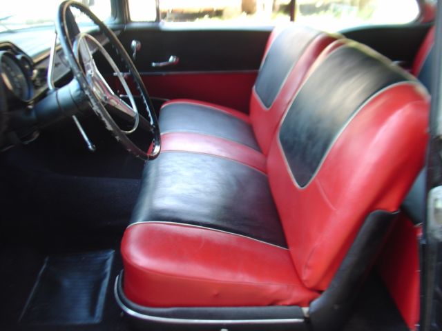 1957 Black Chevrolet Bel Air/150/210 Coupe