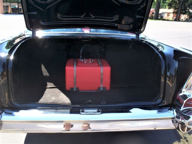 1957 Gloss black with custom old school flames Chevrolet Bel Air/150/210