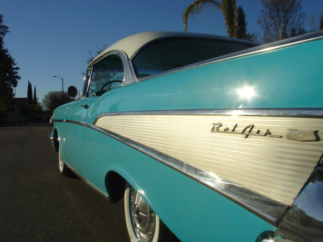 1957 Aqua Chevrolet Bel Air/150/210 Coupe