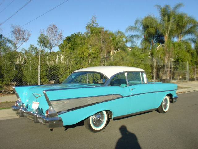 1957 Aqua Chevrolet Bel Air/150/210 Coupe