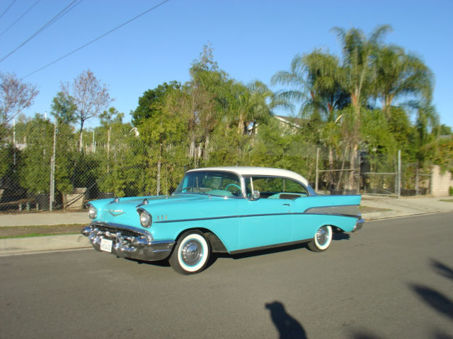 1957 Aqua Chevrolet Bel Air/150/210 Coupe