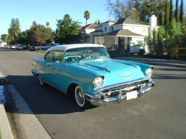 1957 Aqua Chevrolet Bel Air/150/210 Coupe