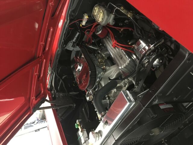 1958 Red Chevrolet Bel Air/150/210 2 dr Sedan