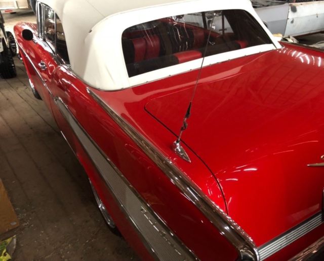 1957 Red Chevrolet Bel Air/150/210